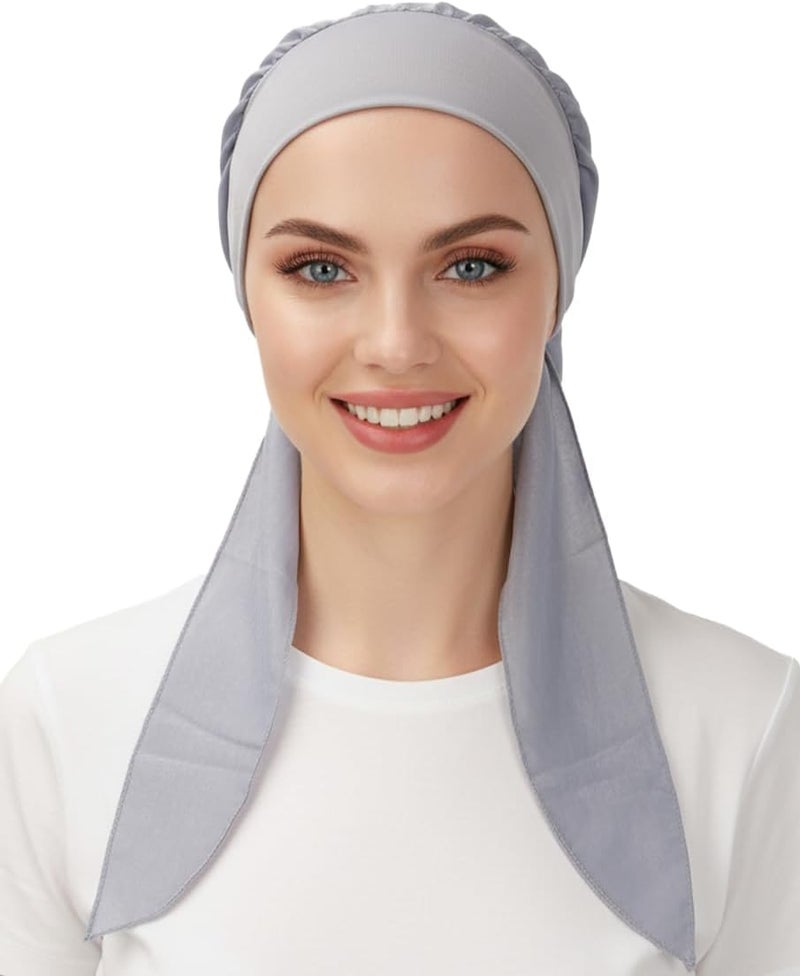 FADACHY Chemo Headwear for Women,Chemo Caps Lightweight for Summer with Head Scarf,Silky Soft Hair Turbans Fashion - Image 1